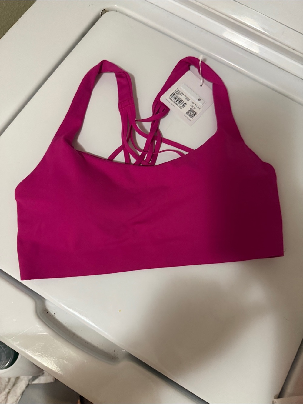 lululemon athletica Fuchsia Strappy Back Sports Bra